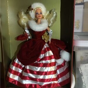Festive Holiday peppermint lane Barbie